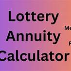 lottery annuity calculator